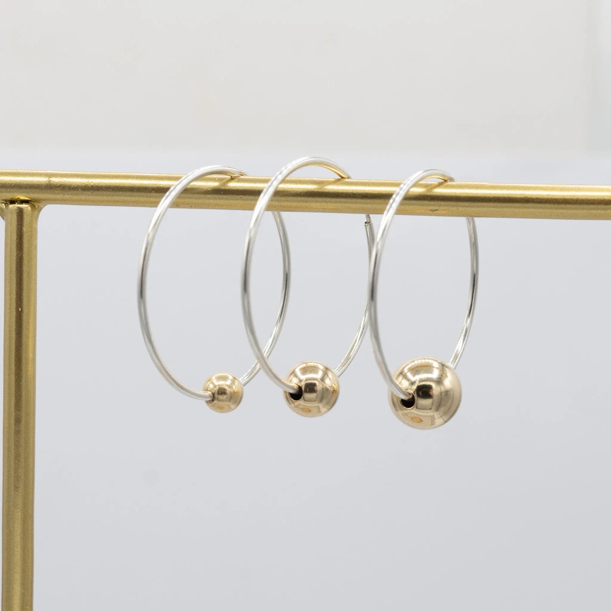 14k Gold Filled Ball Drops
