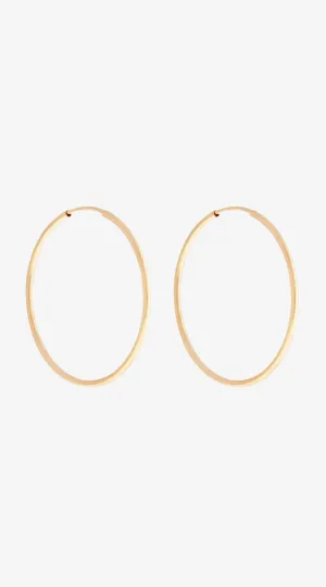 14K Gold Filled Infinity Hoop Earrings