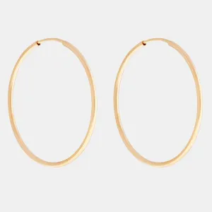 14K Gold Filled Infinity Hoop Earrings