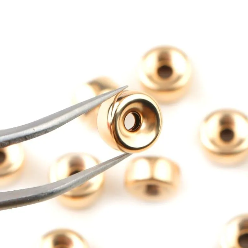 14K Gold Filled Roundel Beads