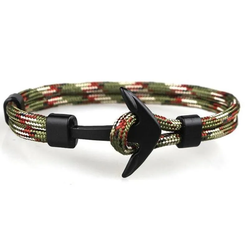 Anchor Wrap Paracord Bracelet