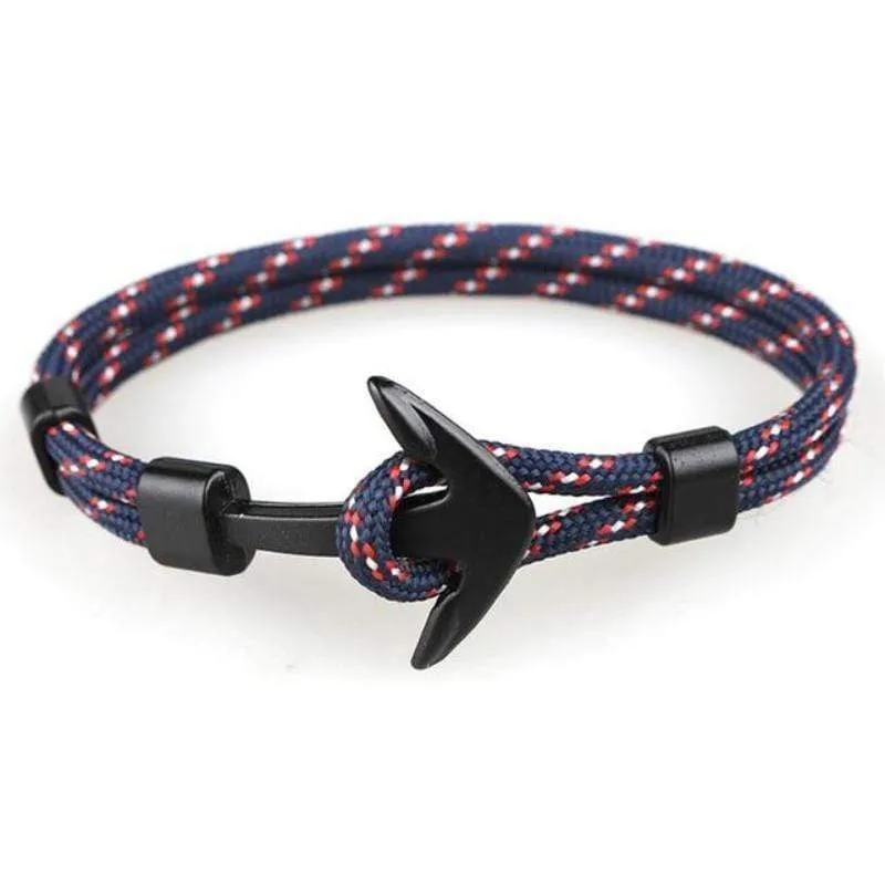 Anchor Wrap Paracord Bracelet