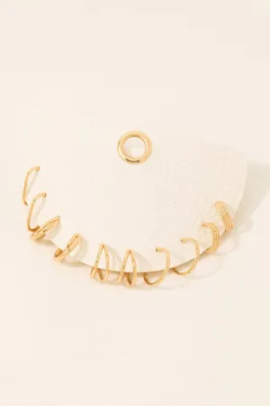 Assorted Mini Hoops Earring Set