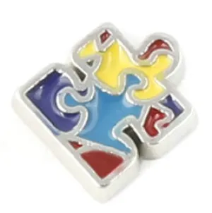 Autism Puzzle Floating Charm