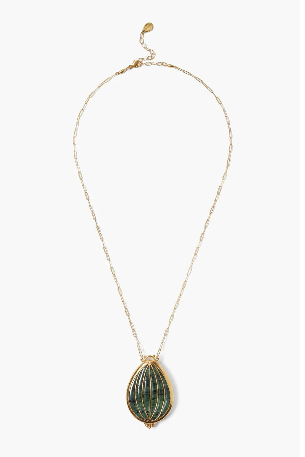 Balloon Pendant Necklace with Fuchsite