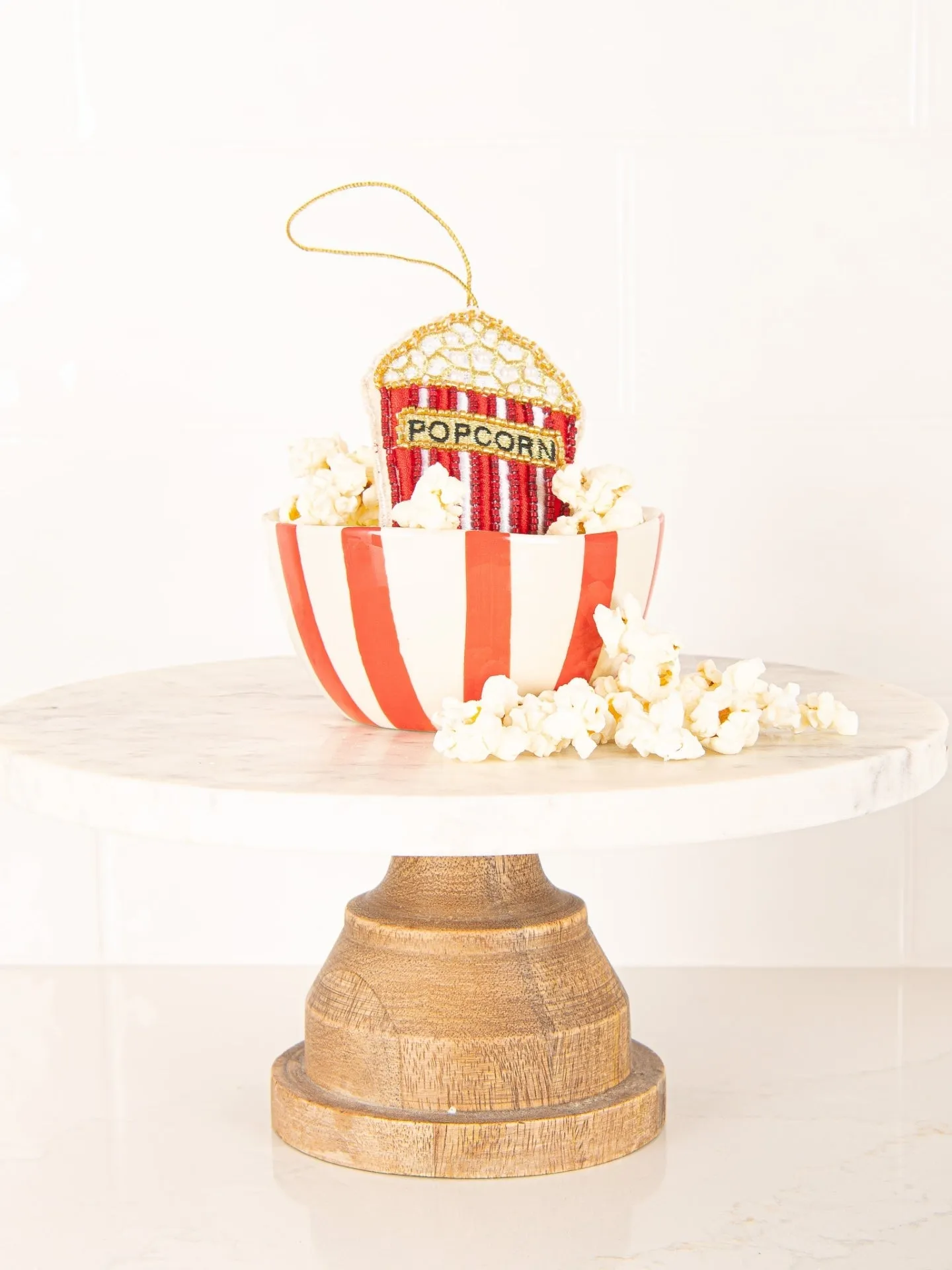 Beaded Popcorn Ornament