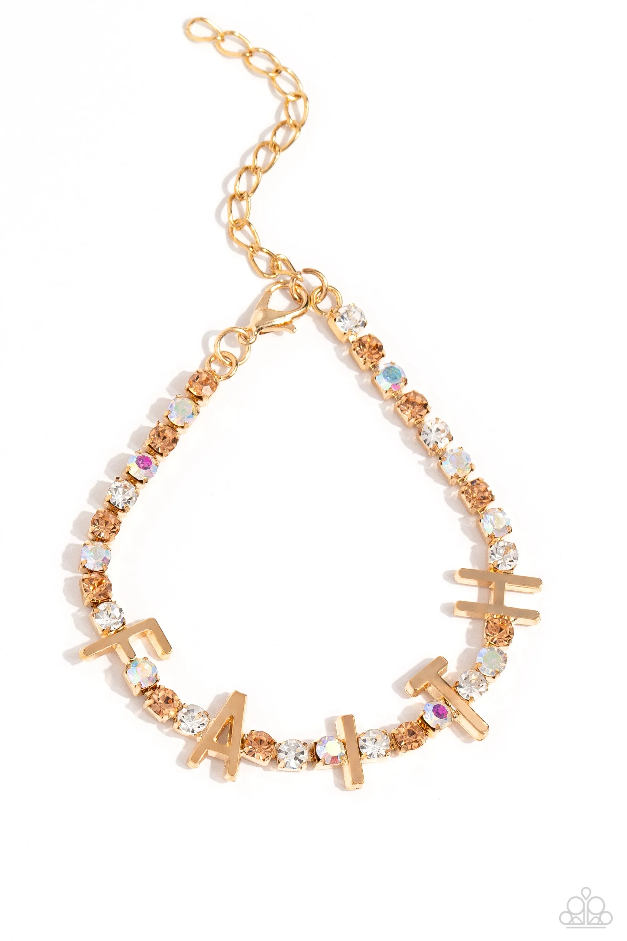 Bracelets In Good Faith - Gold Inspirational B2331