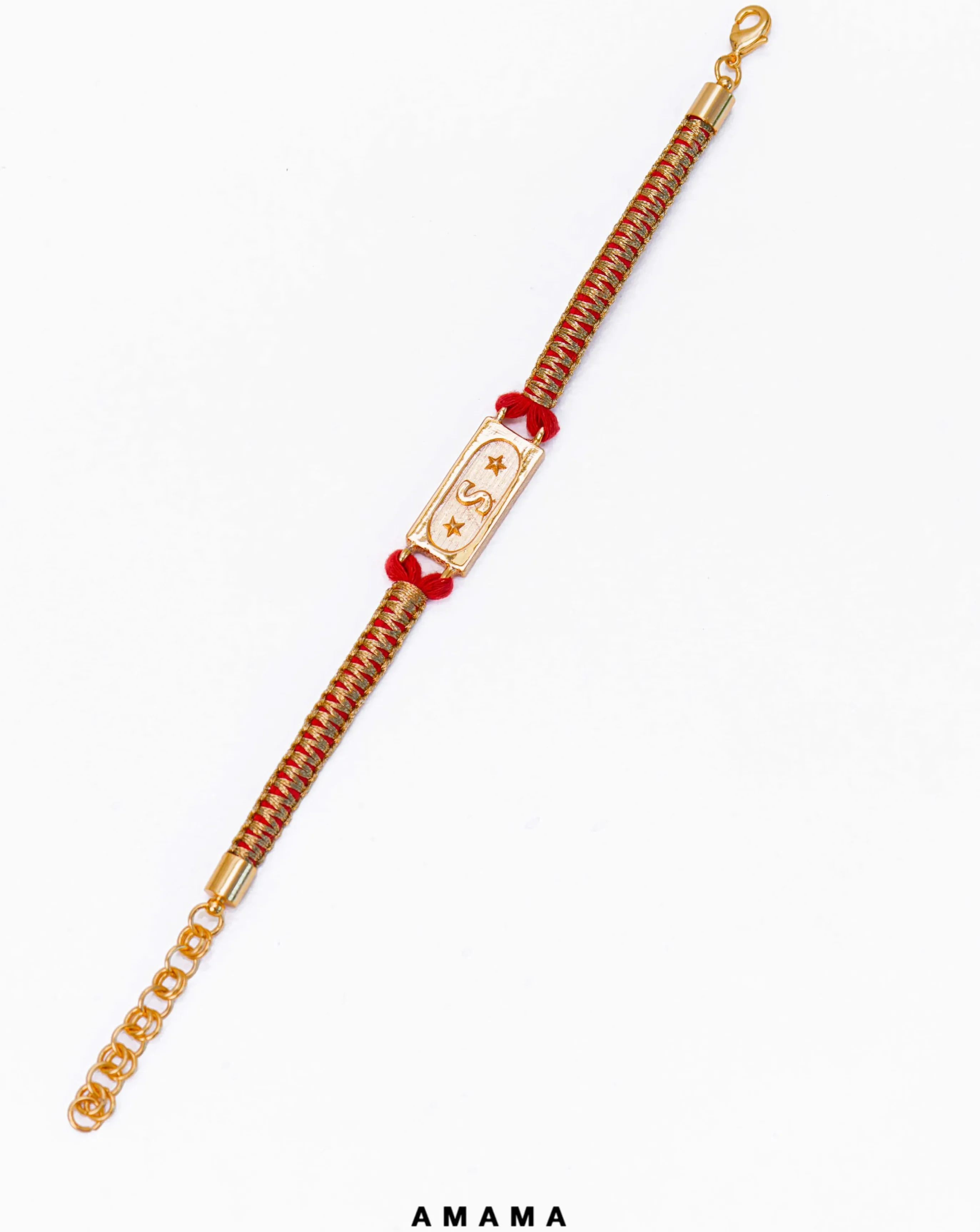 Brick Bond Bracelet In Zari (Single)