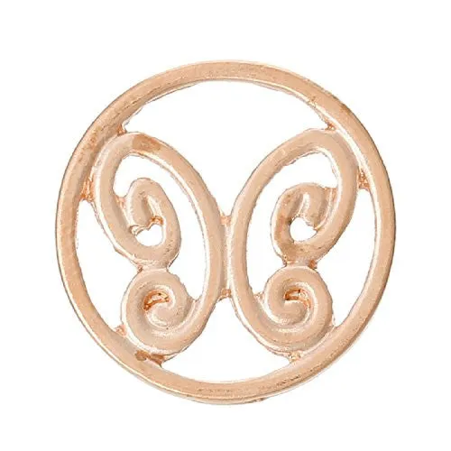 Butterly Floating Charms Dish Plate for Glass Locket Pendants and Floating