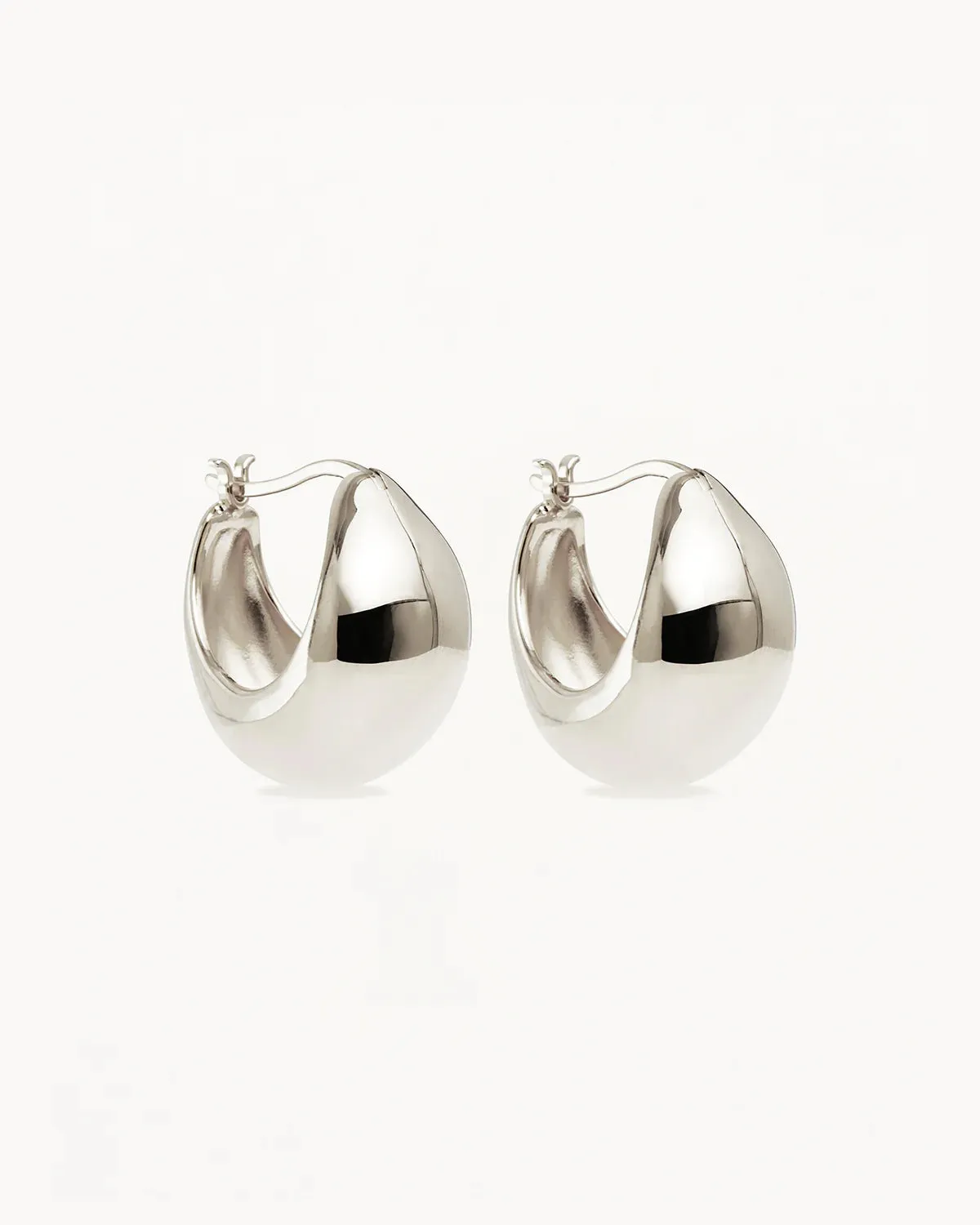 By Charlotte Sunkissed Large Hoop Earrings, Gold or Silver