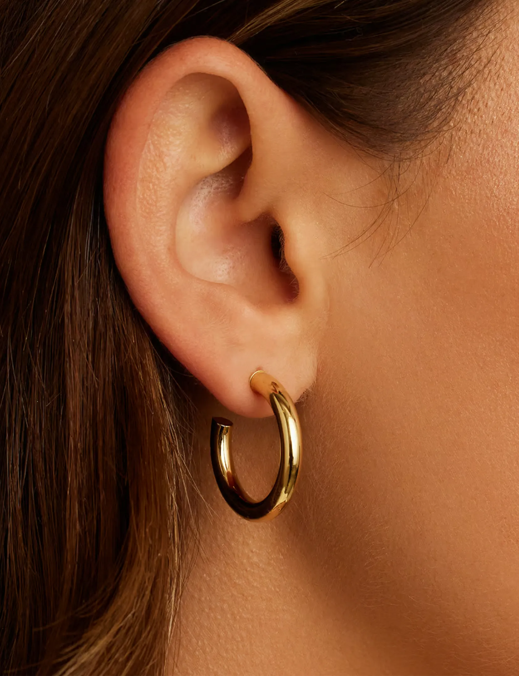 Carter Small Hoops, Gold