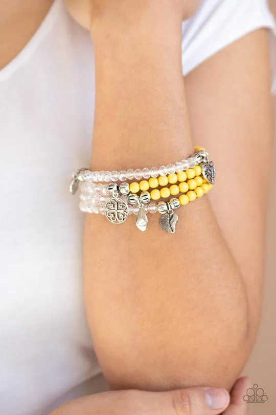 Colorfully Cupid - Yellow Bracelet