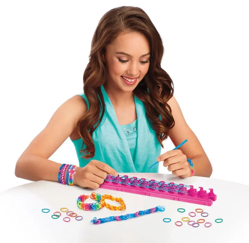 Cra-Z-Art Cra-Z-Loom The Ultimate Rubber Band Loom Unicorn Rainbow Rubber Bands