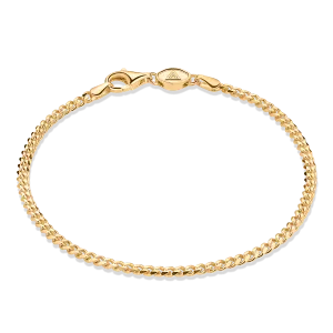 Curb Bracelet, Gold Vermeil (3mm)