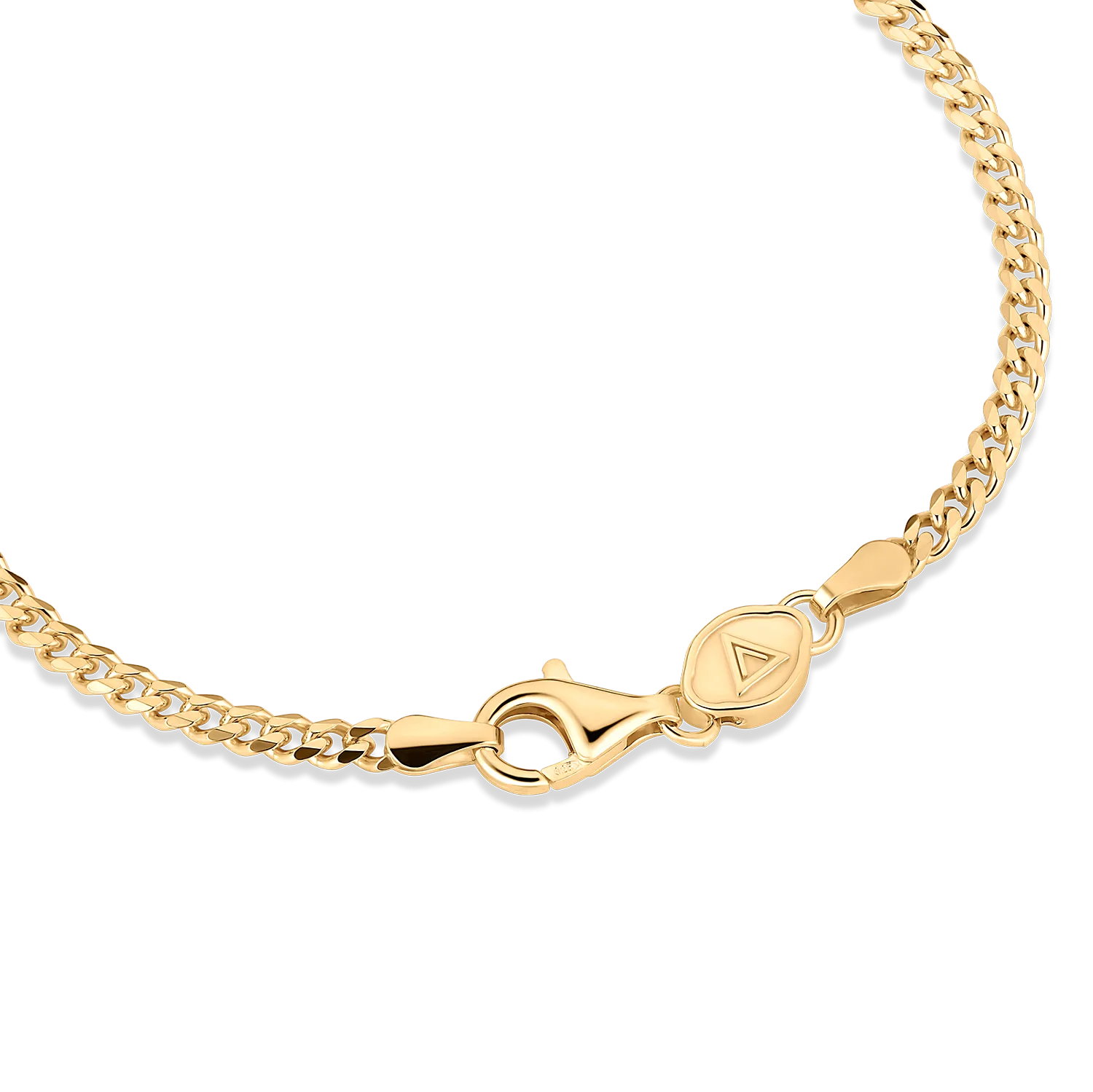 Curb Bracelet, Gold Vermeil (3mm)