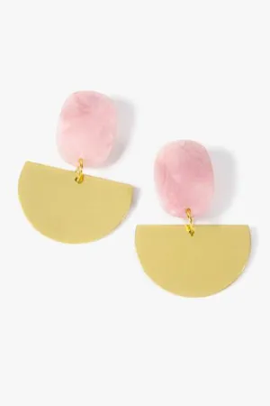 Curve Earrings | Blush