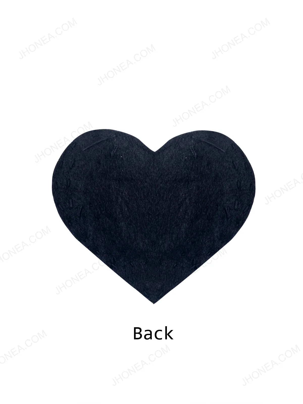 Cute & Shiny Black with Gunmetal Beaded Patch