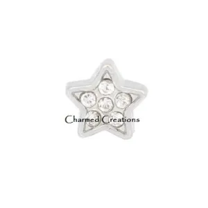 CZ Star Floating Charm