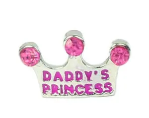 Daddy's Princess Floating Charm