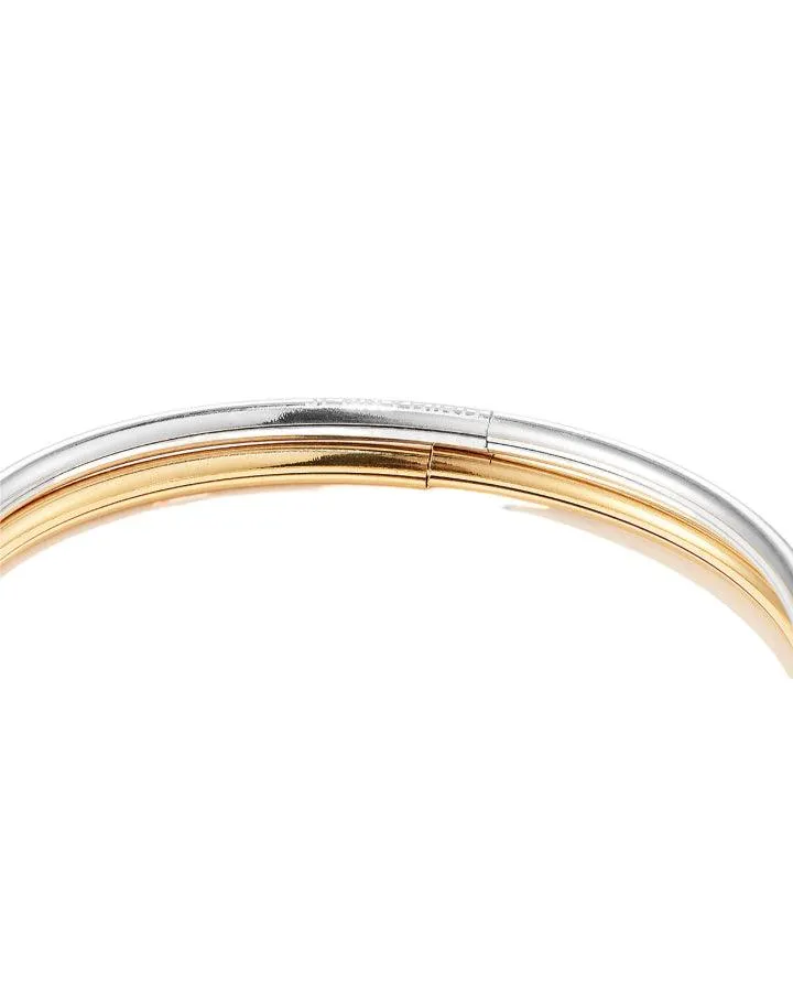 Dane Two Tone Bangle Set 7"