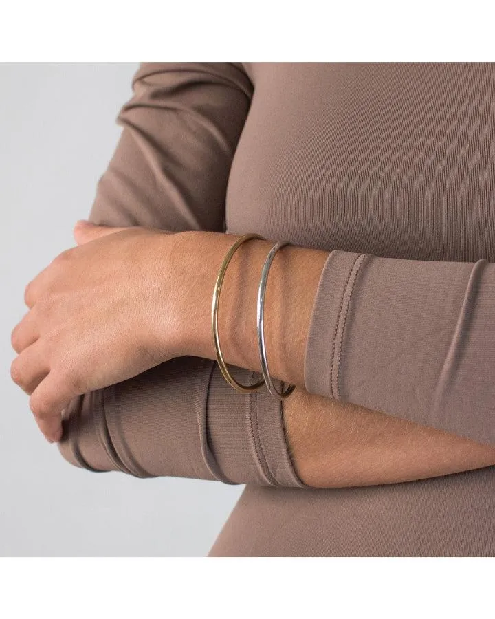 Dane Two Tone Bangle Set 7"