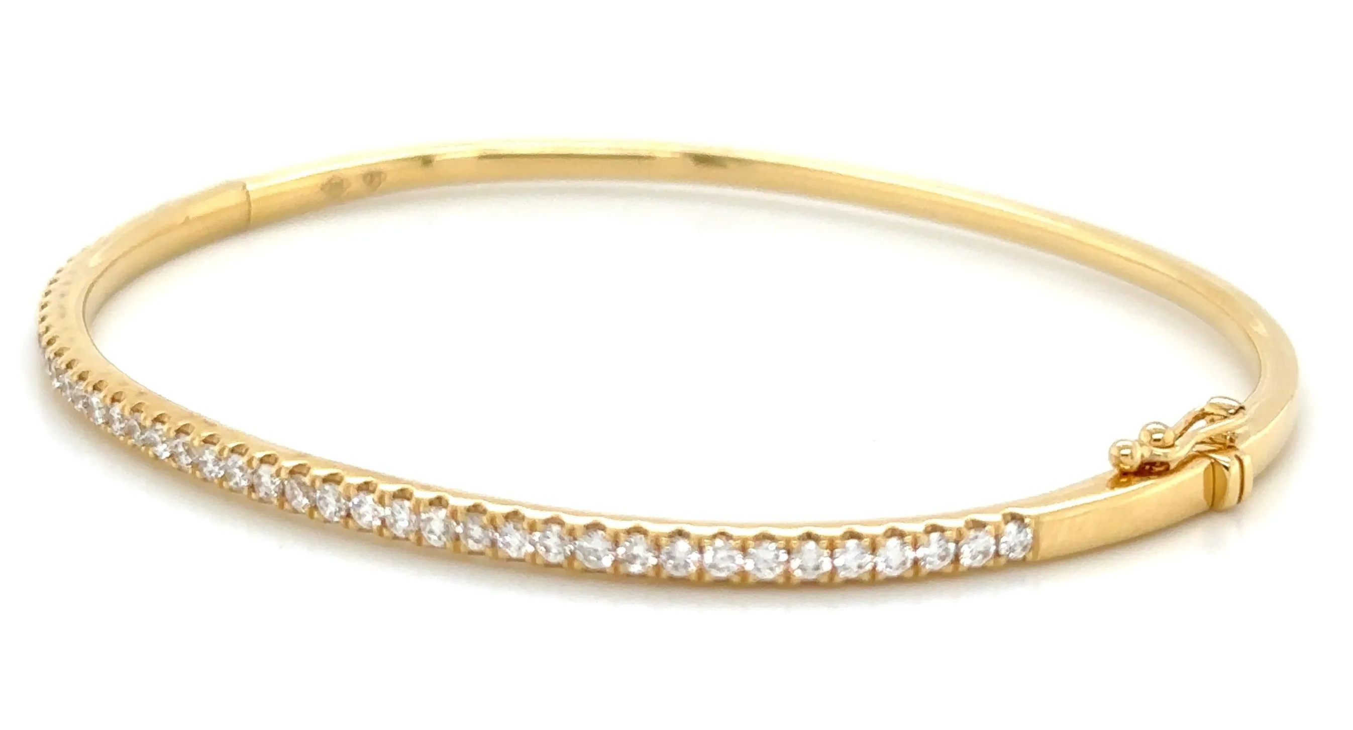 Diamond Bangle Bracelet 1.24ct tw
