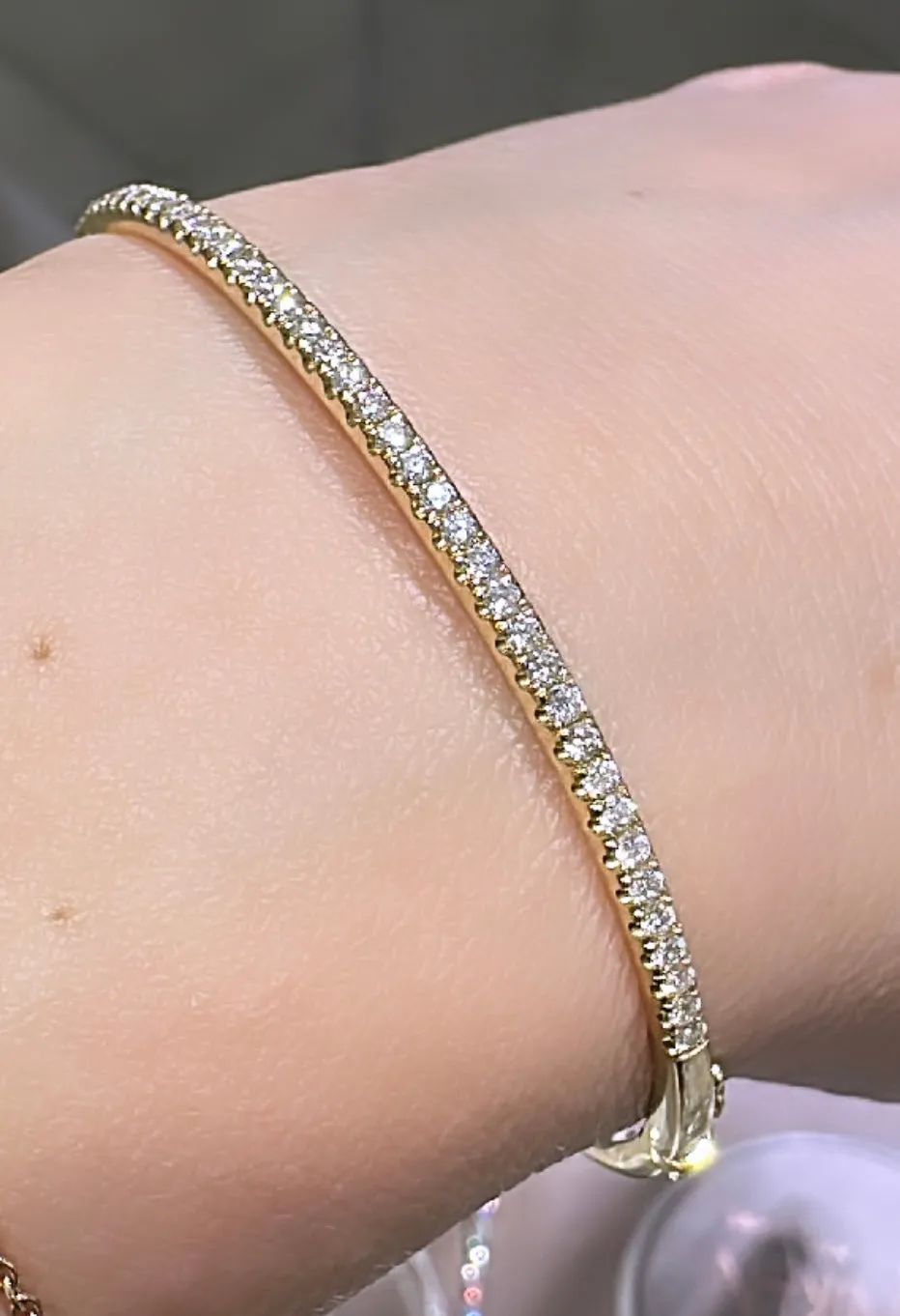 Diamond Bangle Bracelet 1.24ct tw