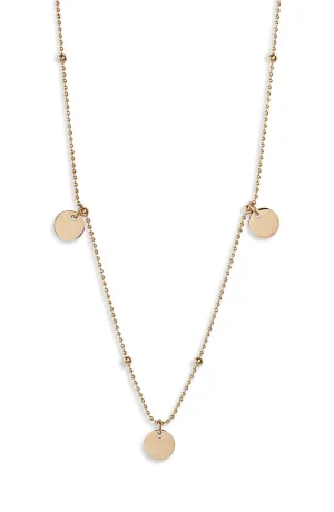 Disk Charm Necklace | More Colors Available