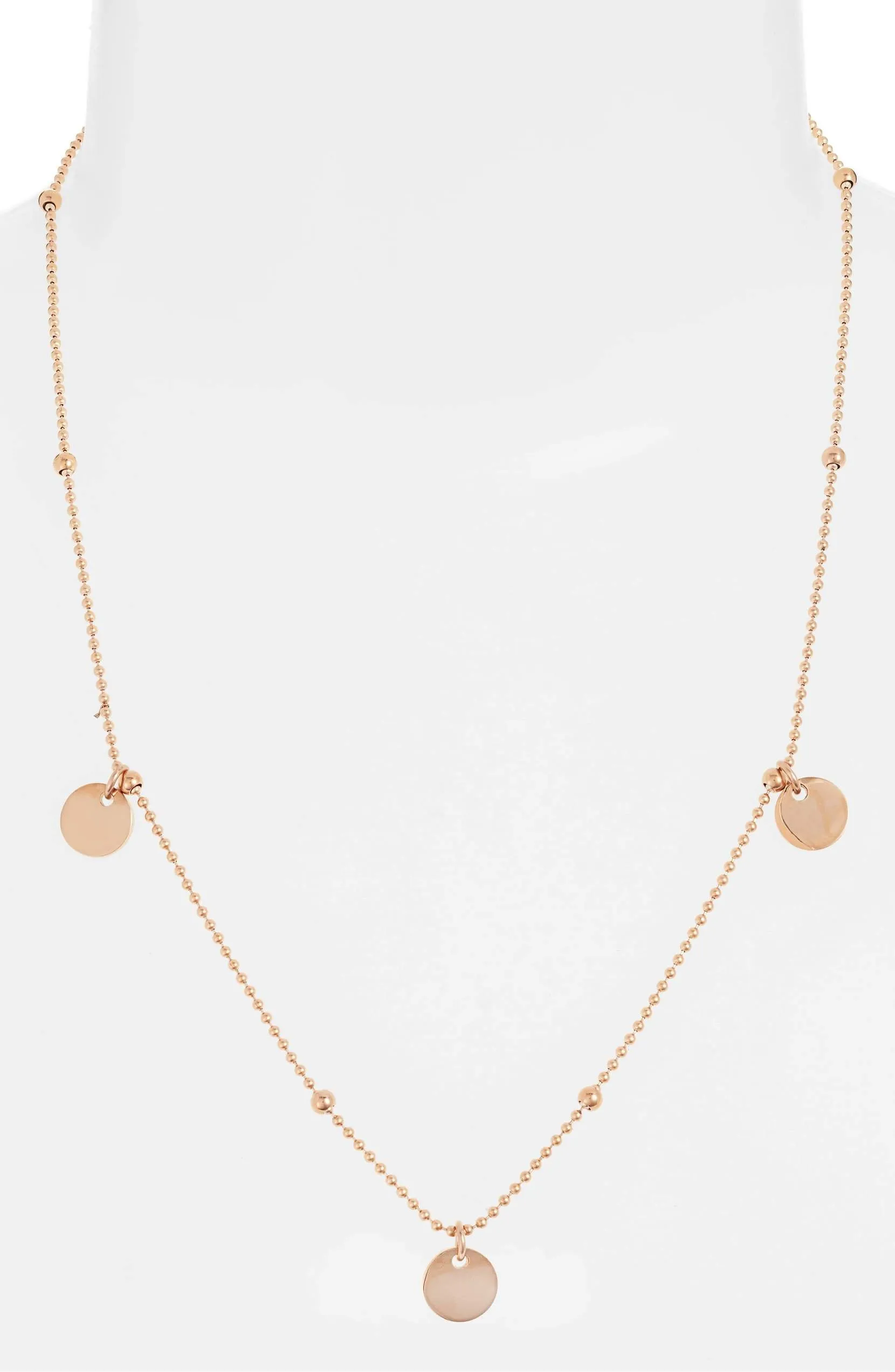 Disk Charm Necklace | More Colors Available
