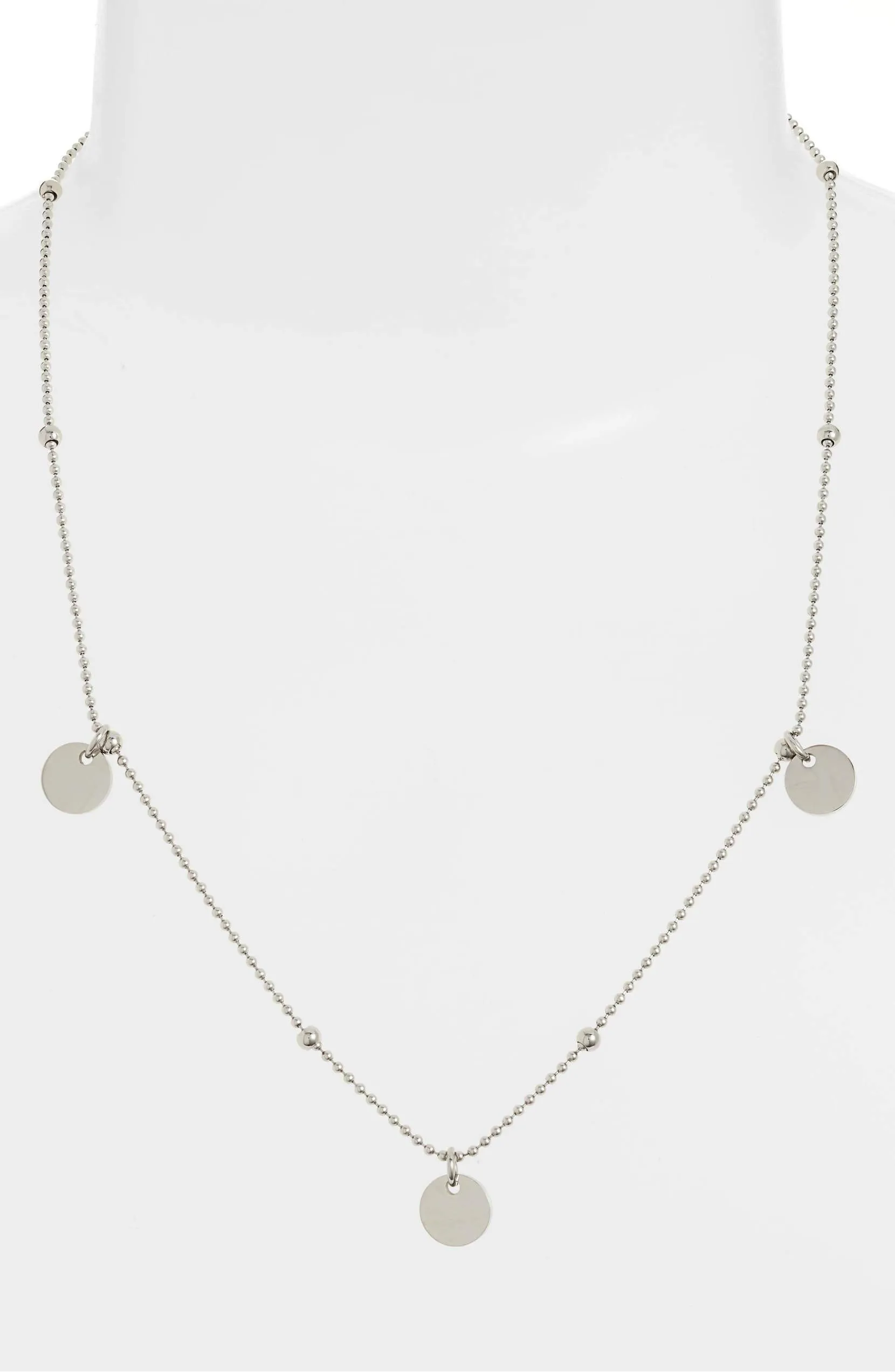 Disk Charm Necklace | More Colors Available