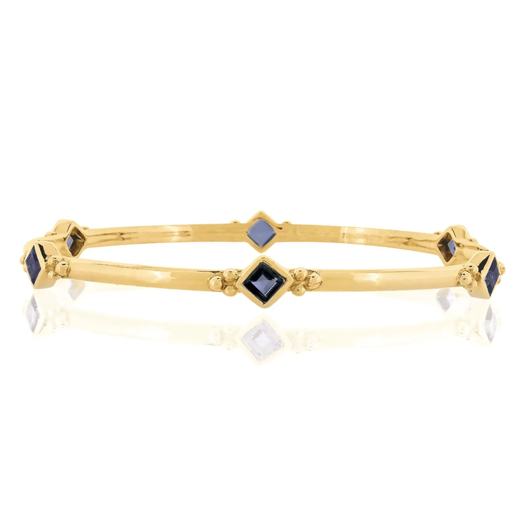 Divinity Princess Bangle - Gold Iolite