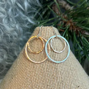 Double Circle Earrings