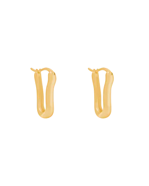ECHO HOOPS (18K GOLD PLATED)
