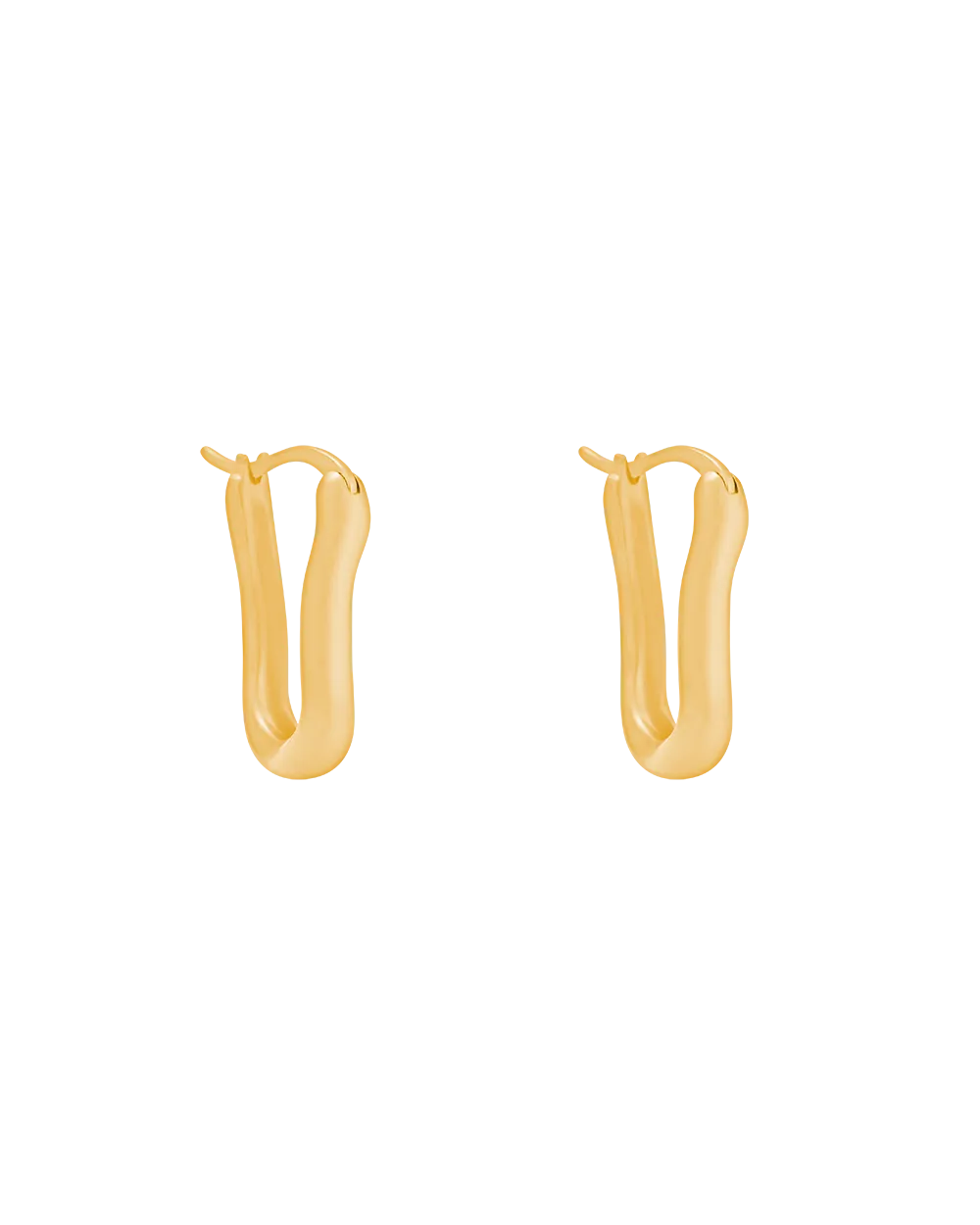 ECHO HOOPS (18K GOLD PLATED)
