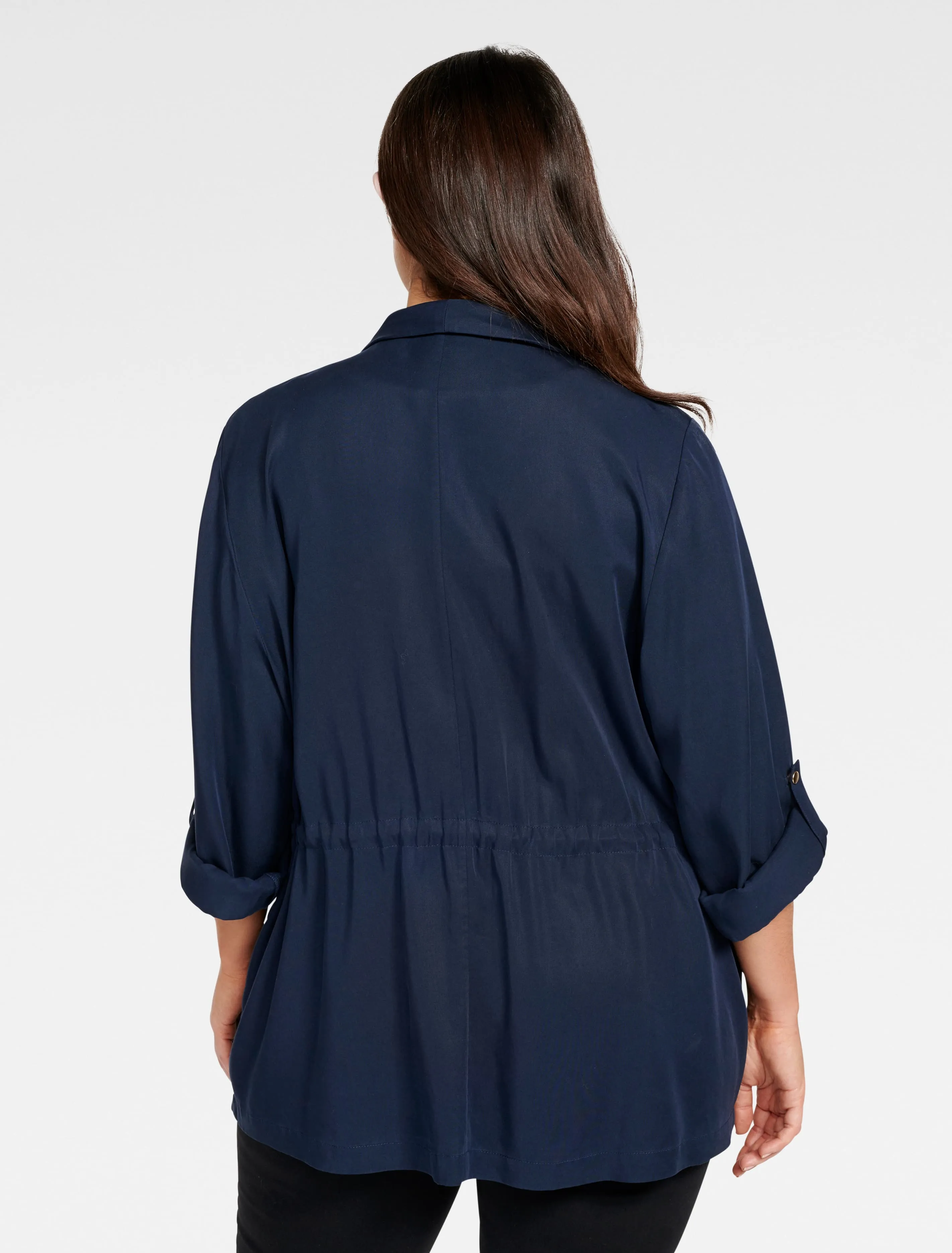 Eliza Curve Mid Length Jacket