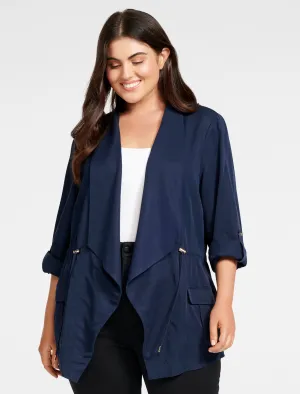 Eliza Curve Mid Length Jacket
