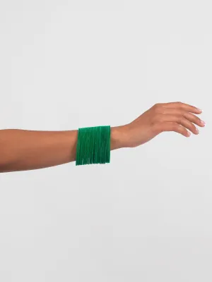 Emerald Velour Bangles