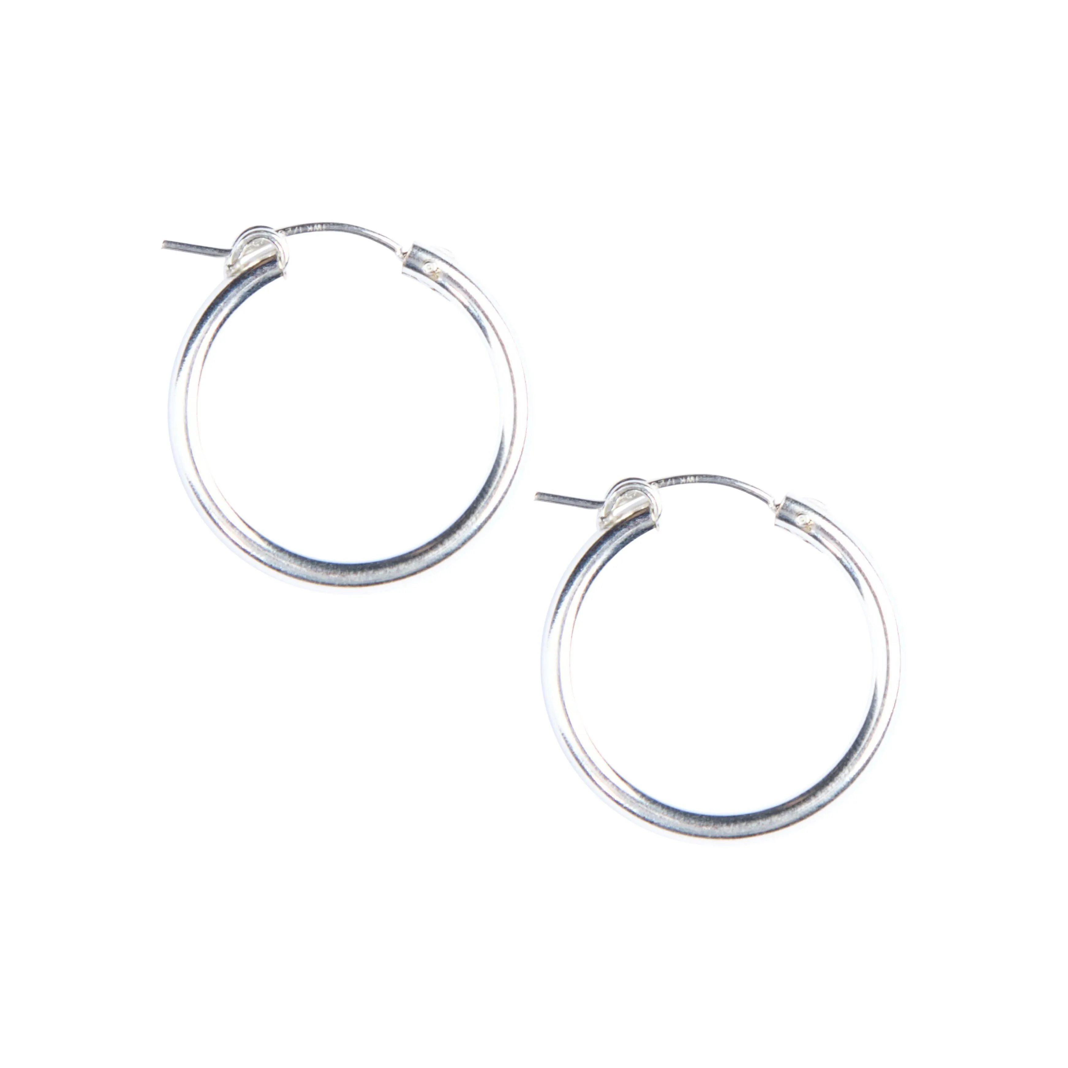 Essential Hoops in Silver