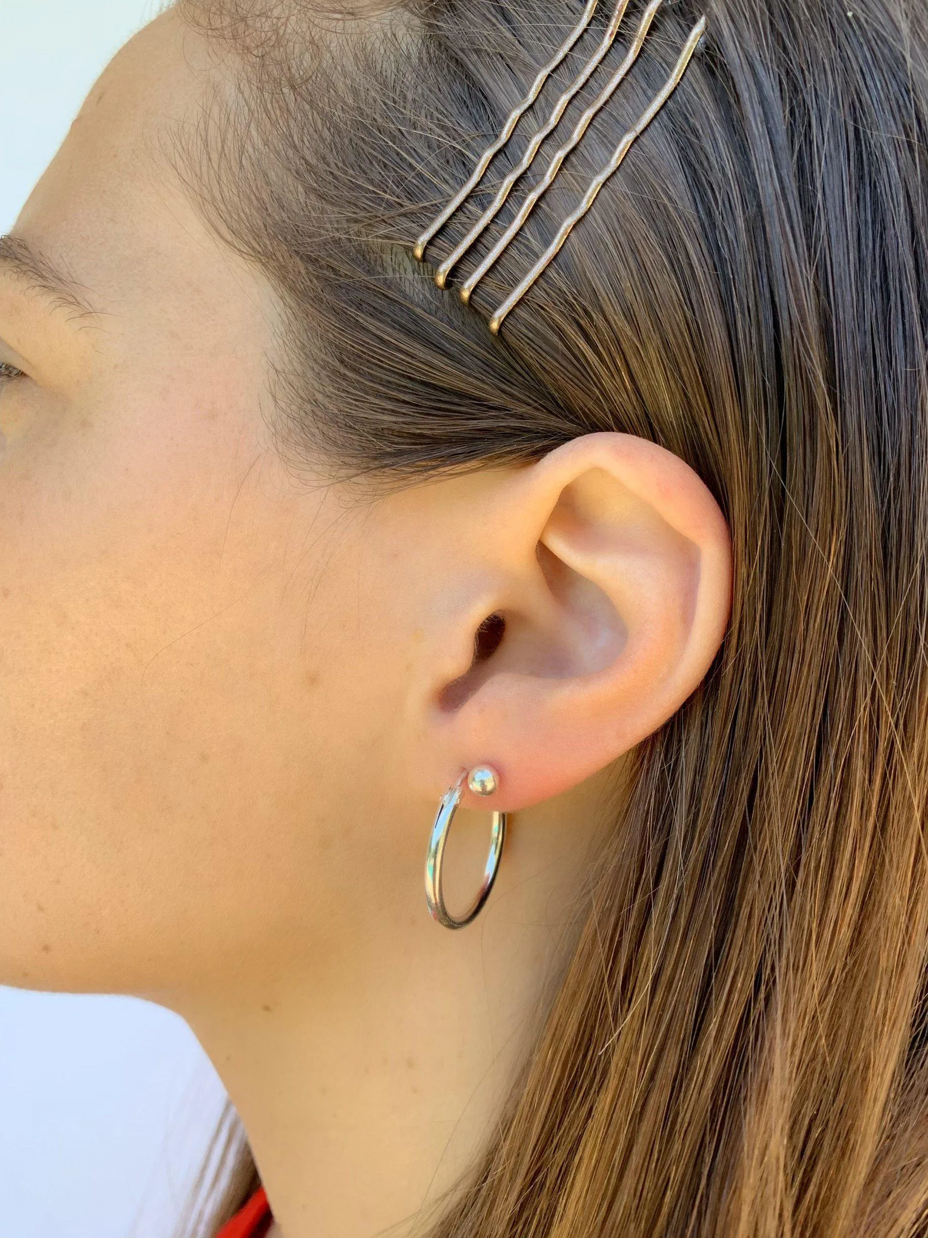 Essential Hoops in Silver