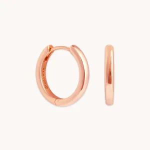 Essential Small Hoops in Rose Gold