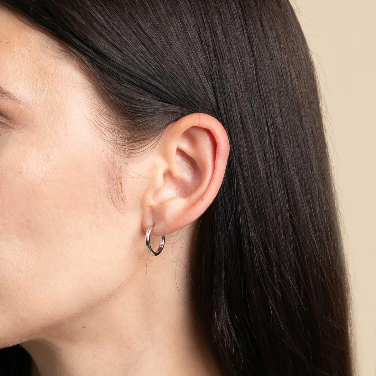 Essential Small Hoops in Silver