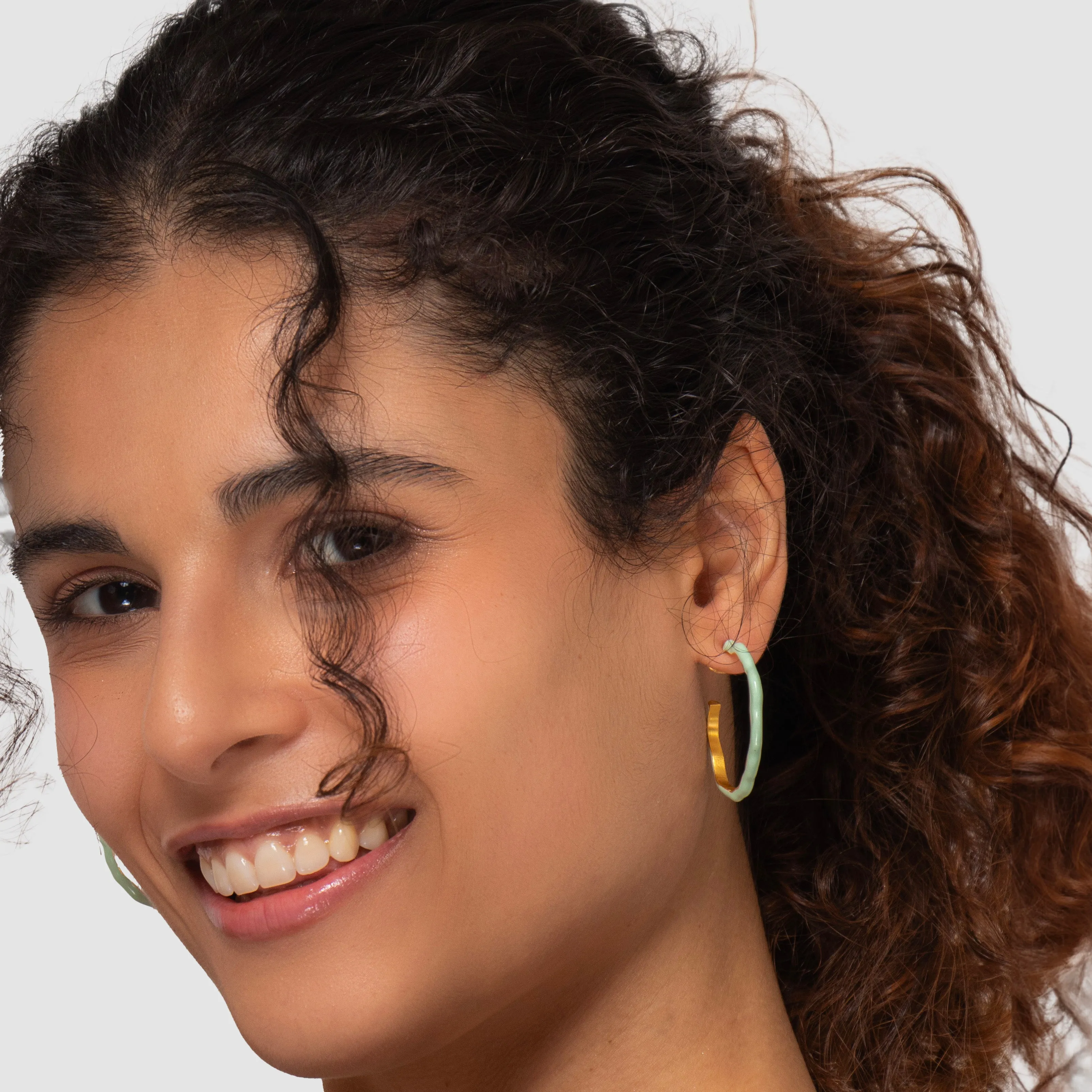 Everyday Bloom Hoops