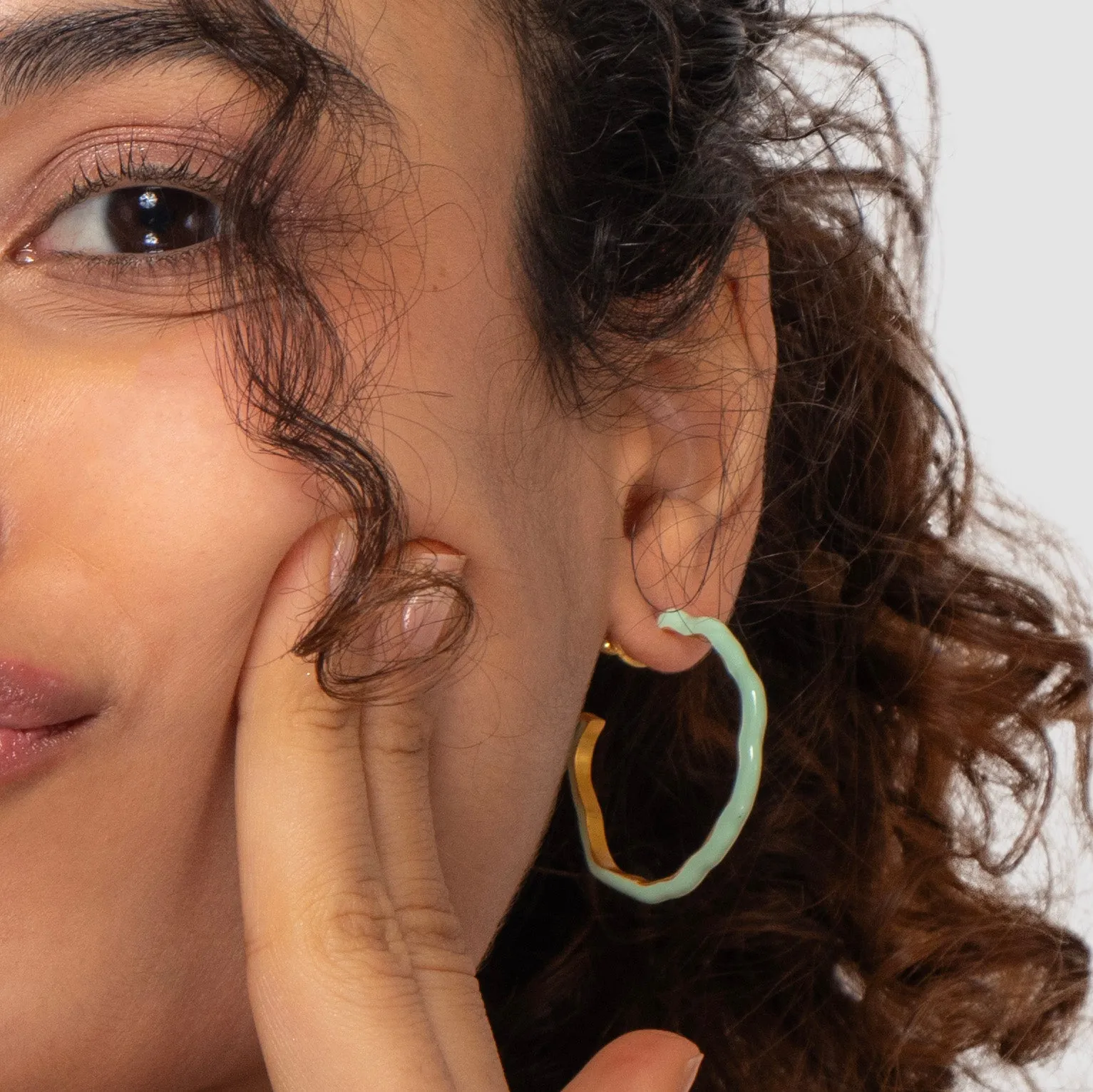 Everyday Bloom Hoops