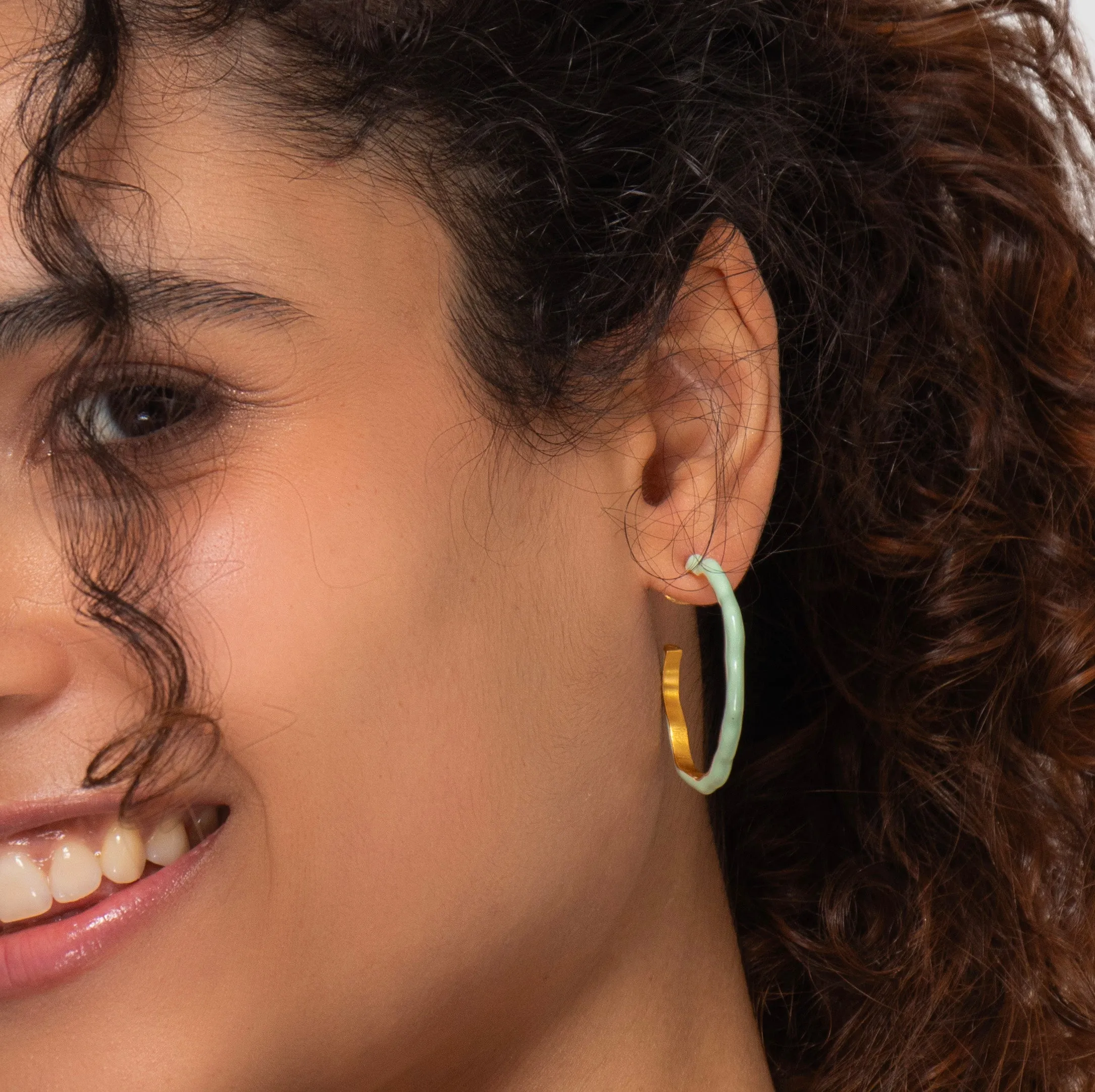 Everyday Bloom Hoops
