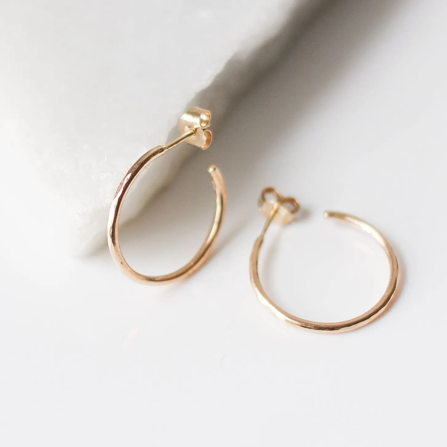 Everyday Hammered Hoops