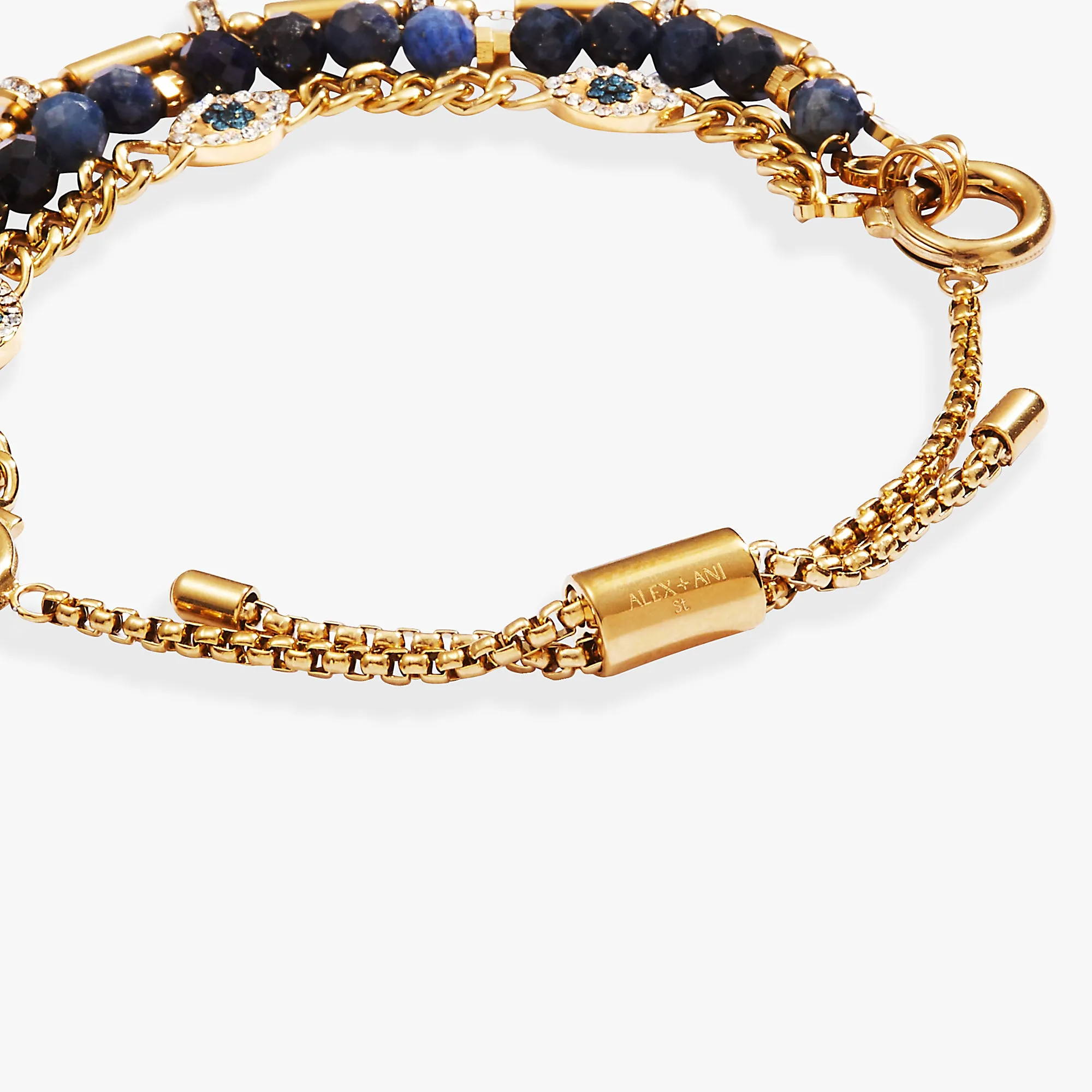Evil Eye Stranded Bracelet Set