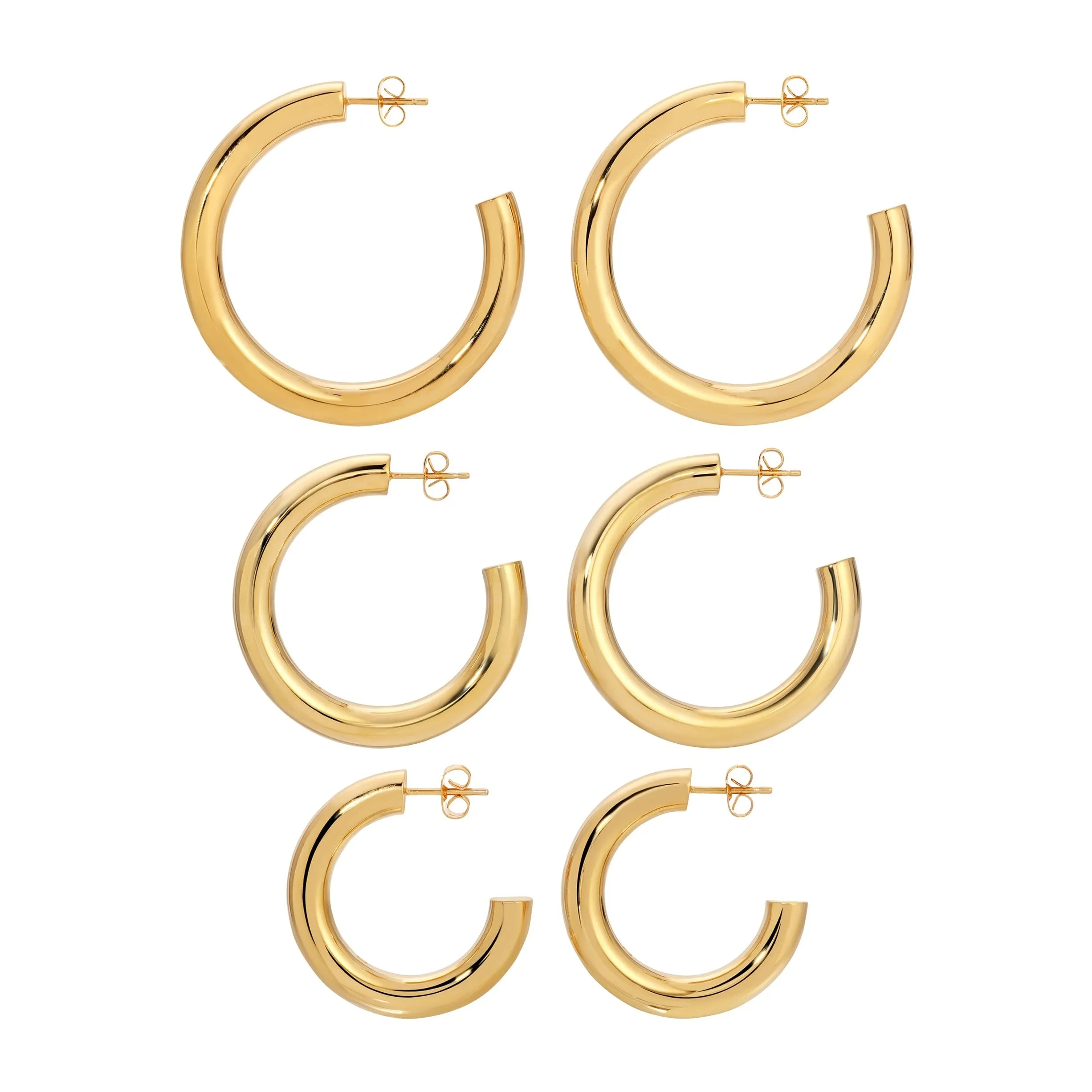 Extra Golden Hoops - Grande