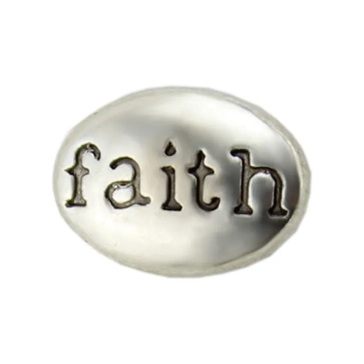 Faith Floating Charm