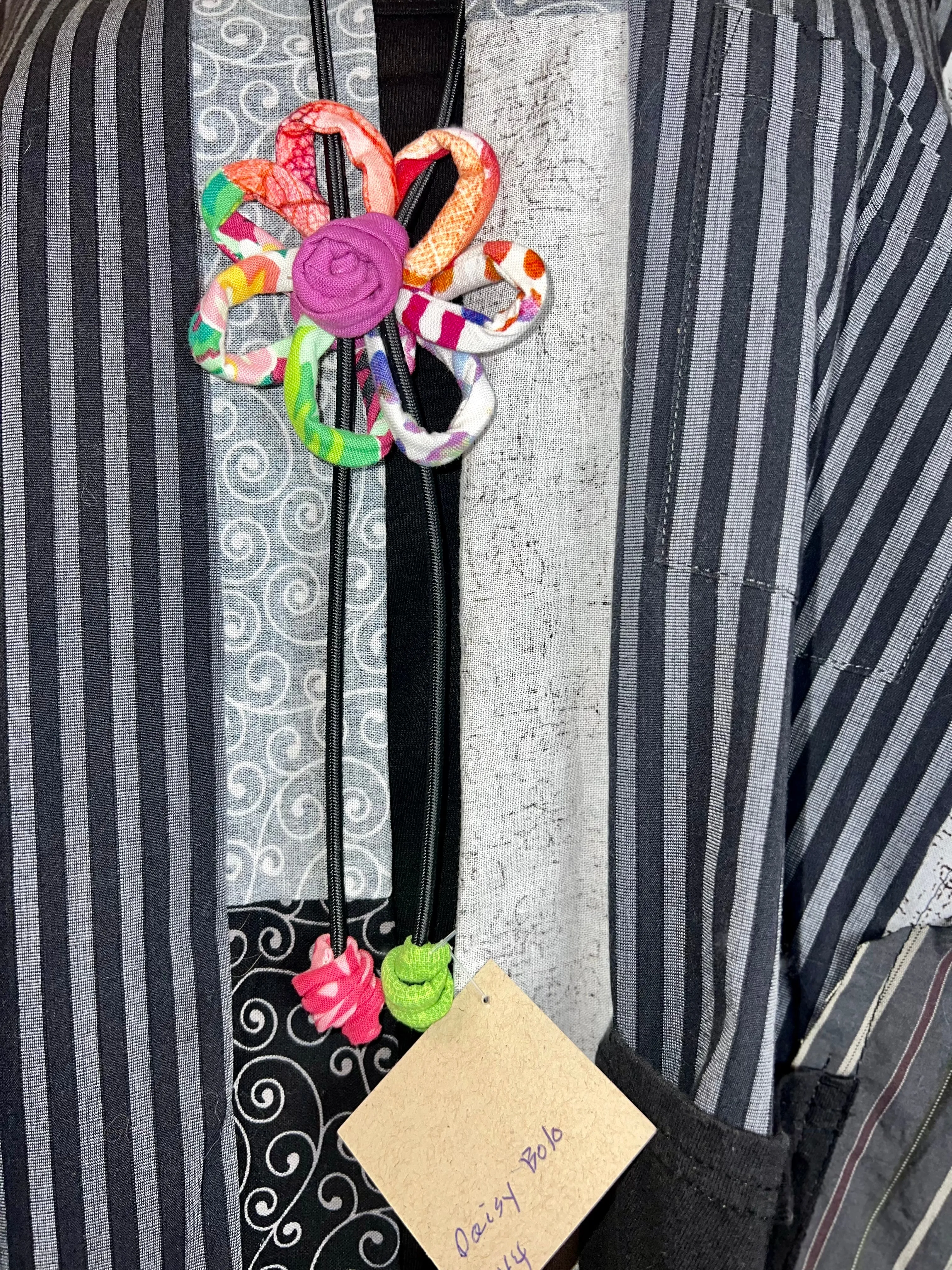 Ficklesticks N444 Daisy Bolo Necklace-A