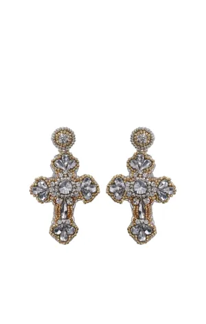 Fiore Cross Earrings